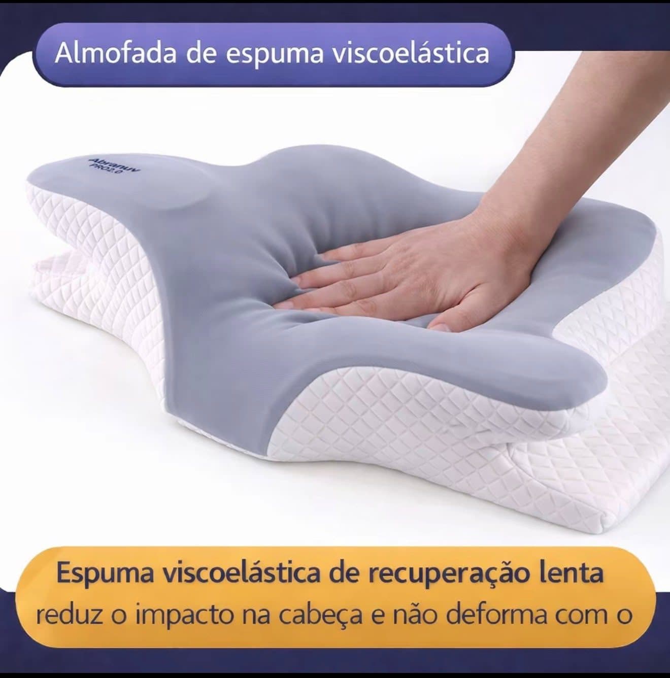 Espuma viscoelástica do travesseiro
